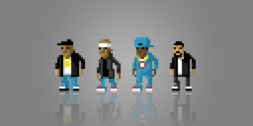 pixel art - Hip Hop