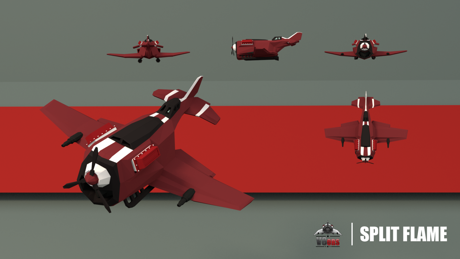 Split Flame - Enemy Plane